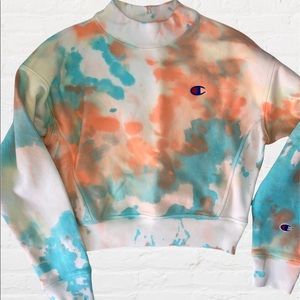 Champion Women's Tie-Dye Sweatshirt